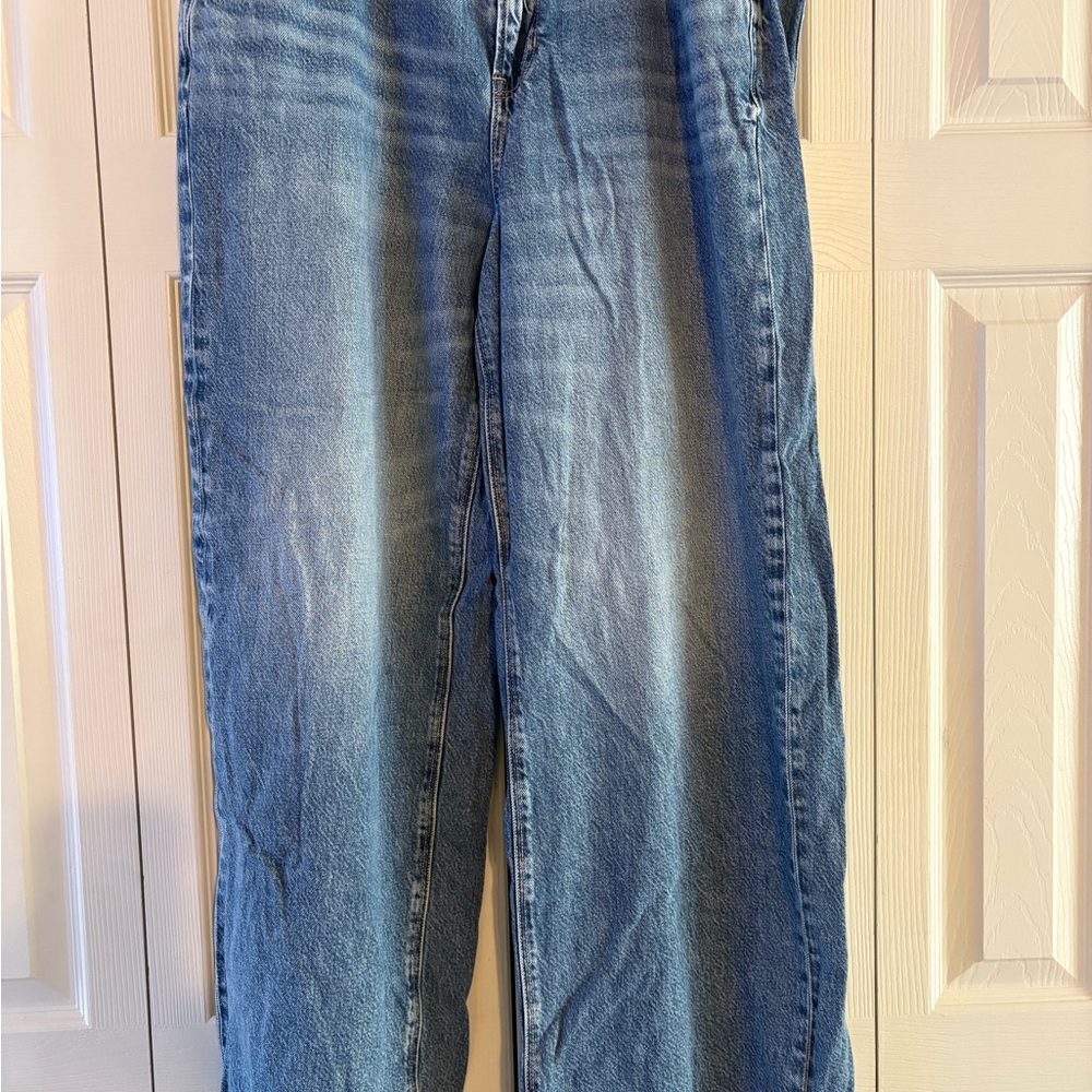 American Eagle Jeans Super High Rise Baggy Wide Leg